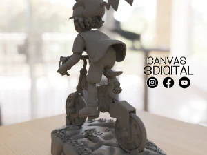 ASH AND PIKACHU - POKEMON 3D Print Model
