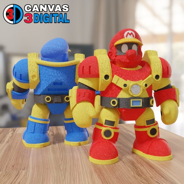 MARIOBUSTER 3D 打印模型 .c4d .max .obj .3ds .fbx .stl .blend 