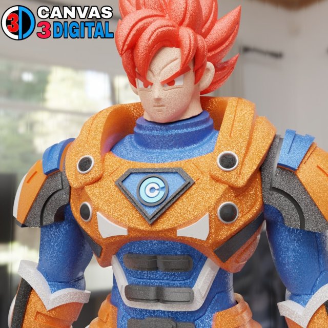 DRAGON BALL - GOKU 3D Print Model .c4d .max .obj .3ds .fbx .stl .blend 
