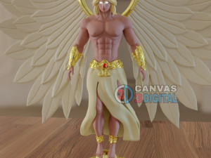 GOLDEN ANGEL 3D 프린트 모델