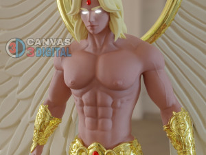 GOLDEN ANGEL 3D 프린트 모델