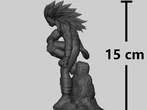 VEGETA SSJ4 Modello di stampa 3D