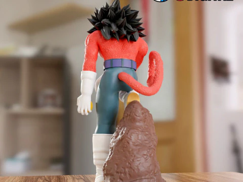 VEGETA SSJ4 3D Print Model
