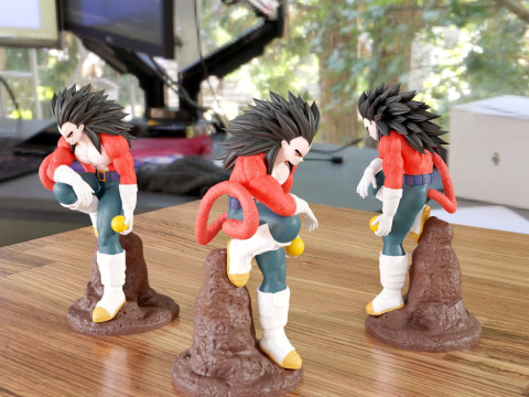 VEGETA SSJ4 3Dプリントモデル