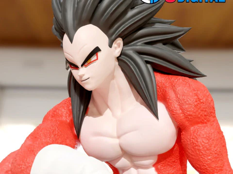 VEGETA SSJ4 3D Print Model