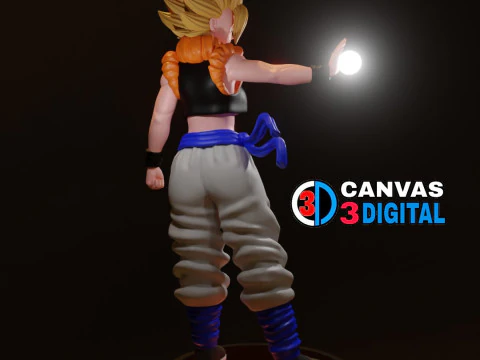 GOGETA FEMALE 3D Print Model