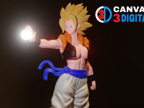 GOGETA FEMALE Modèles 3D en vedette