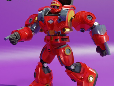 MARIO BROS ROBOT HULKBUSTER 3D Print Model