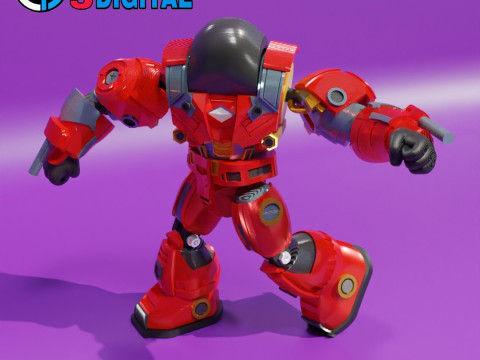 MARIO BROS ROBOT HULKBUSTER 3D-Druckmodell