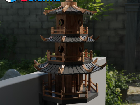 BIRD HOUSE 3D-printmodel