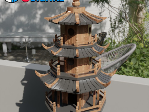 BIRD HOUSE 3Dプリントモデル