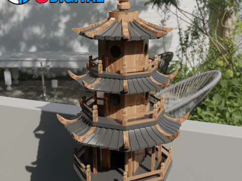 バードハウス 3Dプリントモデル