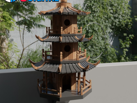 BIRD HOUSE 3Dプリントモデル
