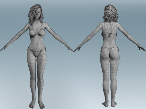 Jessica 3Dモデル