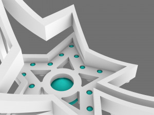 star diamond ring 3d print model Modelo de Impressão 3D