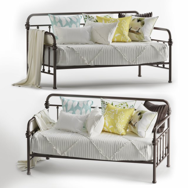 homevance alaina sofa bed 3D Модель .c4d .max .obj .3ds .fbx .stl .blend 