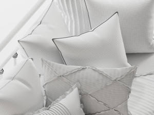 homevance alaina sofa bed 3D Модель