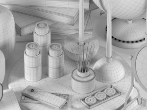 decorative set vol100 Modello 3D