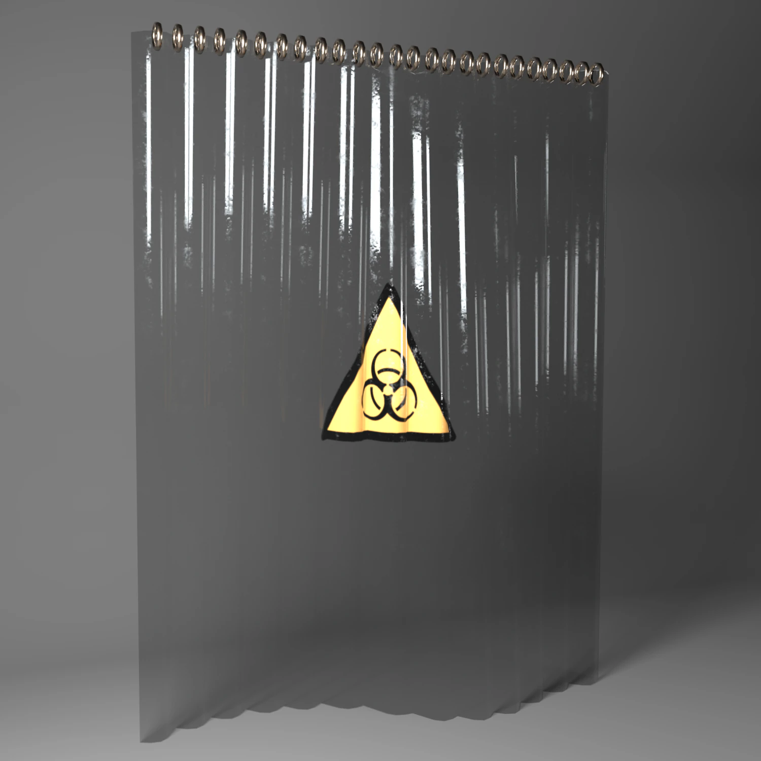 lab containment curtain 3D Model .c4d .max .obj .3ds .fbx .stl .blend 