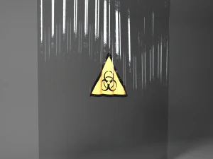 Labor-Sicherheitsvorhang 3D Modell