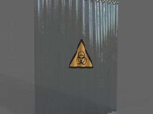 lab containment curtain 3D 模型