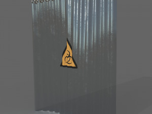 lab containment curtain 3D 模型