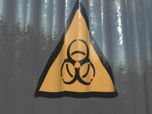 lab containment curtain 3D 模型