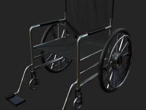 basic wheelchair 3D Model