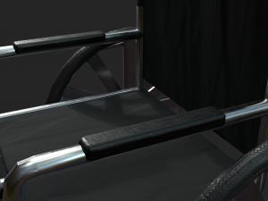 basic wheelchair 3D Model