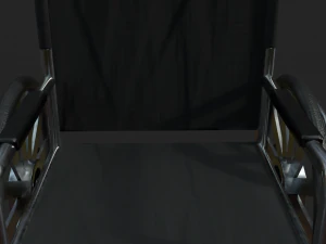 silla de ruedas basica Modelo 3D