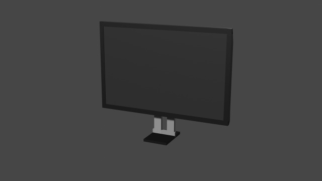 standard monitor 3D Model .c4d .max .obj .3ds .fbx .stl .blend 