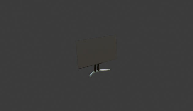 gaming monitor sporty design Modello 3D .c4d .max .obj .3ds .fbx .stl .blend 
