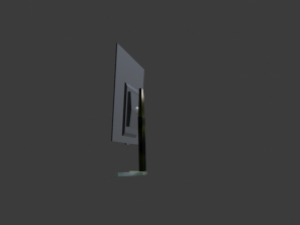 gaming monitor sporty design Modello 3D