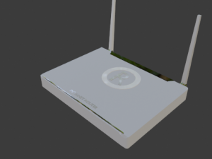 standard router Modello 3D