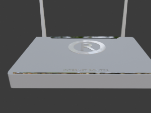 standard router Modello 3D