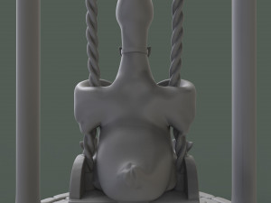 cute duck on the swing 3d print model 3D Print Model