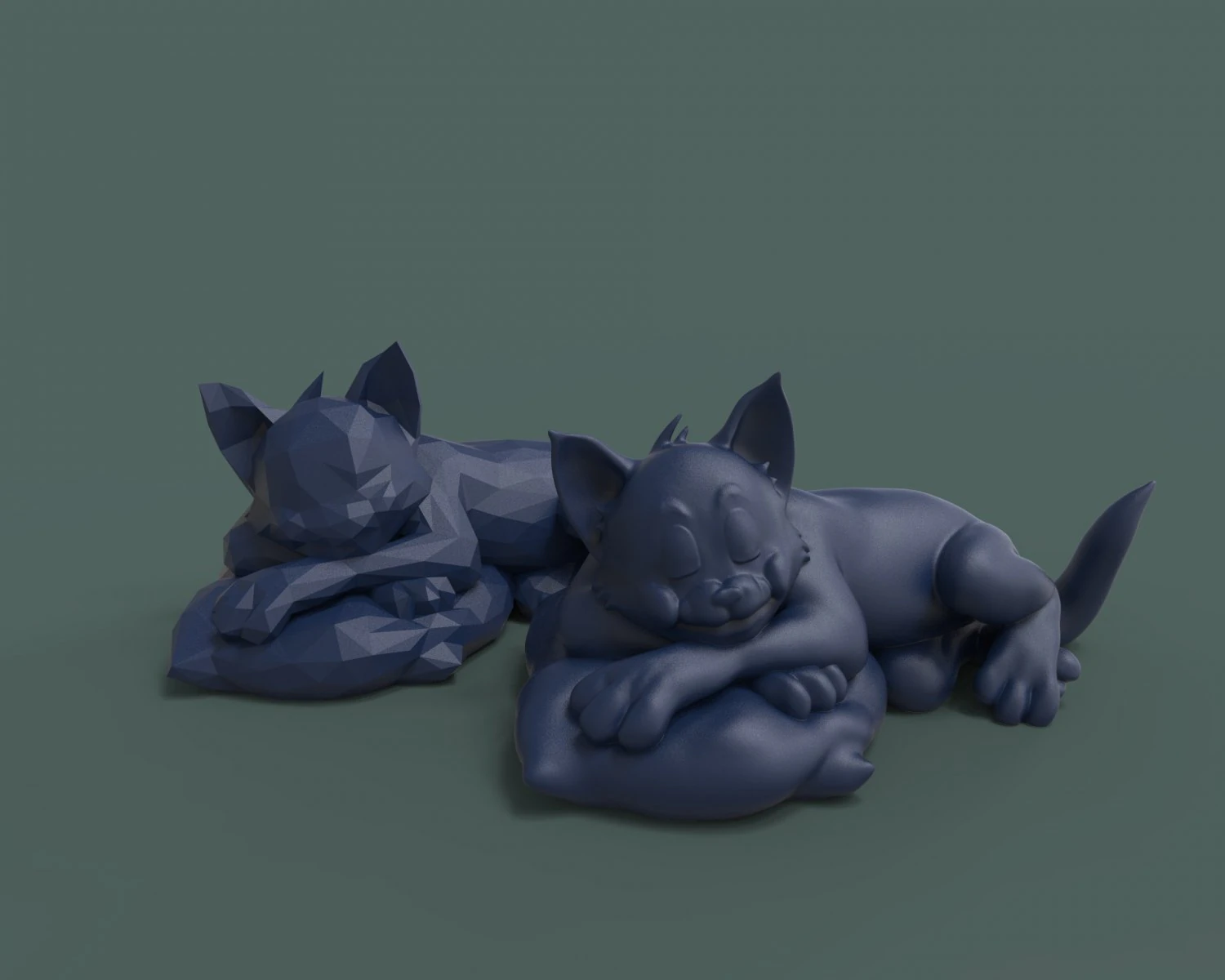 tom the cute cat 3d print model 3D Print Model .c4d .max .obj .3ds .fbx .stl .blend 