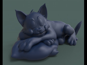 tom the cute cat 3d print model 3D Принт Модель