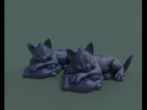 collection of cute animals 3D Print Model