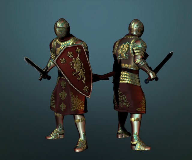 knight 3d print model 3D Принт Модель .c4d .max .obj .3ds .fbx .stl .blend 
