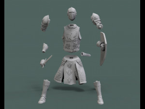 knight 3d print model 3D Принт Модель
