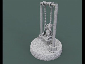 cute cats on the swing 3d print model 3d print model 3D Print Model