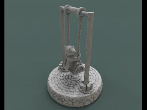 cute cats on the swing 3d print model 3d print model 3D Print Model
