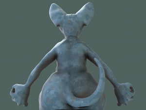 cute and chubby yoga cat 3d print model 3D printmodel