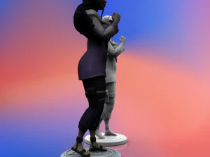 hyuga hinata from anime naruto 3d print model 3D Print Model