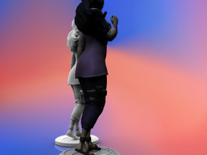 hyuga hinata from anime naruto 3d print model 3D Принт Модель