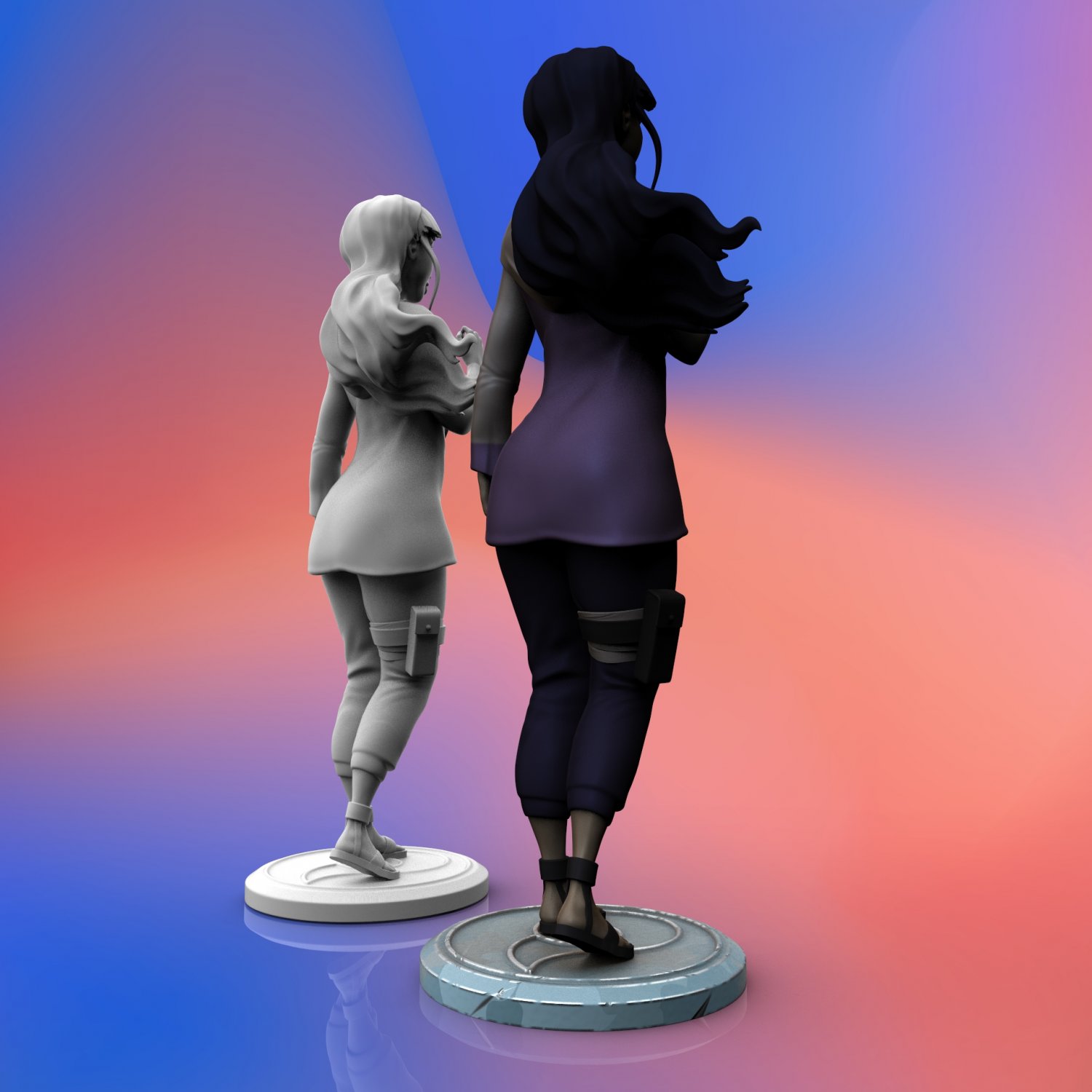 Hinata from Naruto The Last Movie 3D Print Model in Woman 3DExport