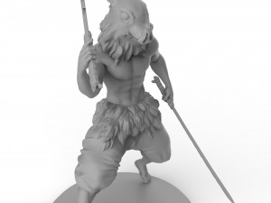 hashibira inosuke from demon slayer 3d print model 3D Print Model