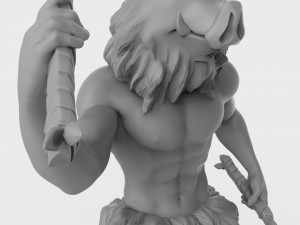 hashibira inosuke from demon slayer 3d print model Modelo de Impressão 3D