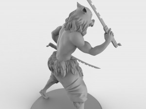 hashibira inosuke from demon slayer 3d print model Modelo de Impressão 3D